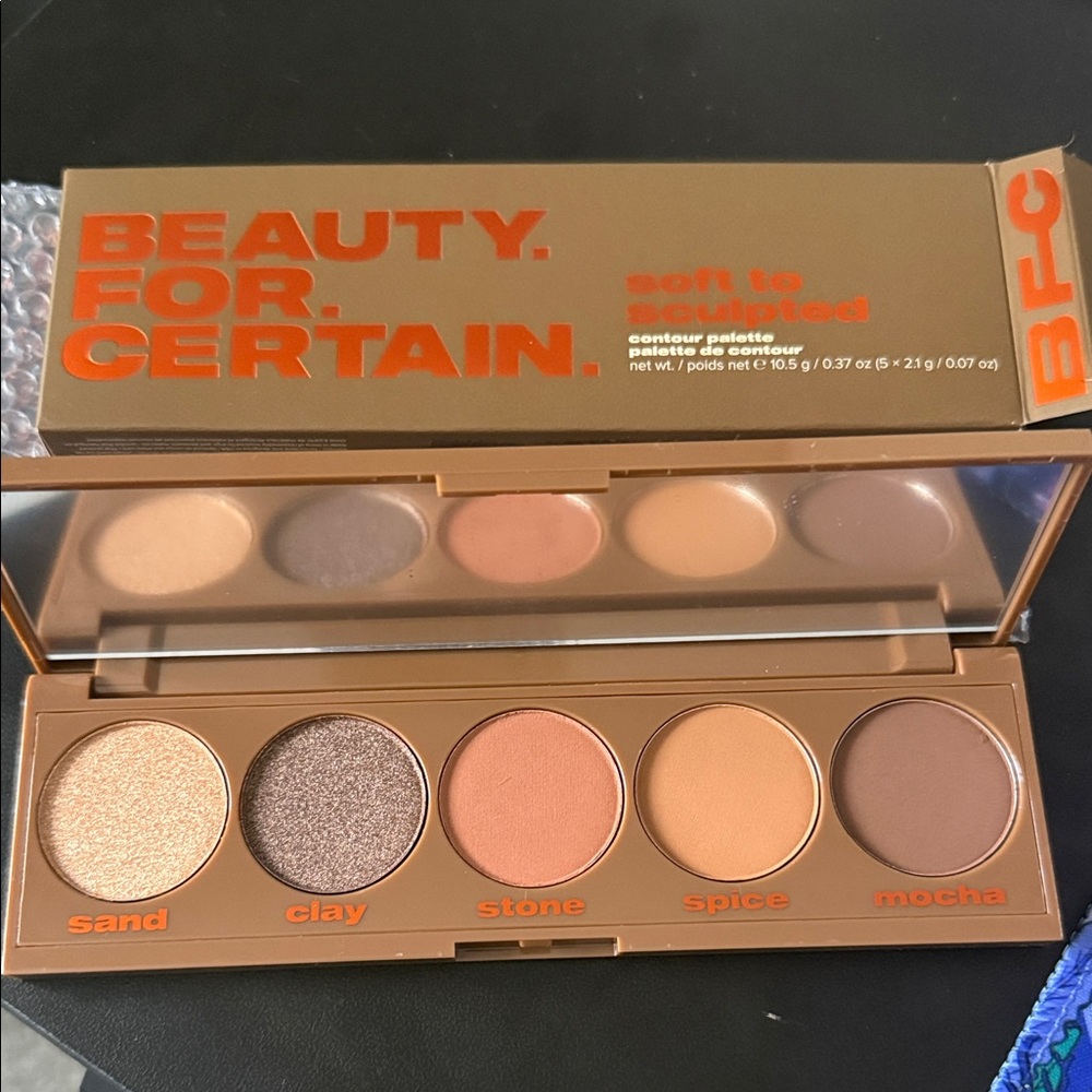 New Contour Palette by Beauty For Certain  - Sand, Clay, Stone, Spice, Mocha